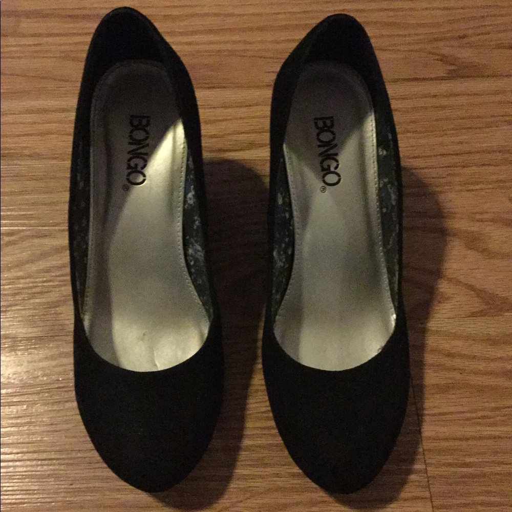 Black high heels